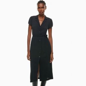 Wilfred Shirt Dress in Navy